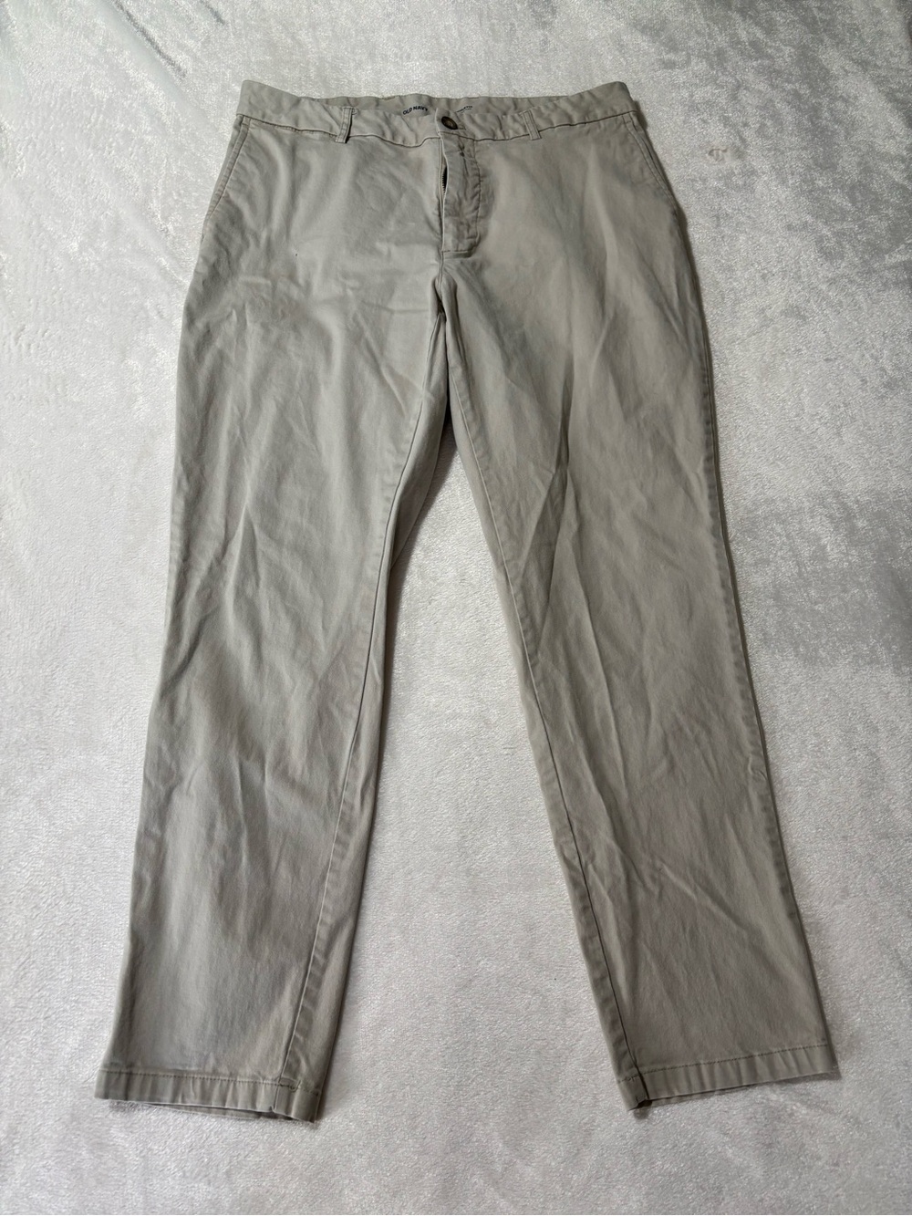 Old Navy Men's Straight Chinos in Light Taupe
